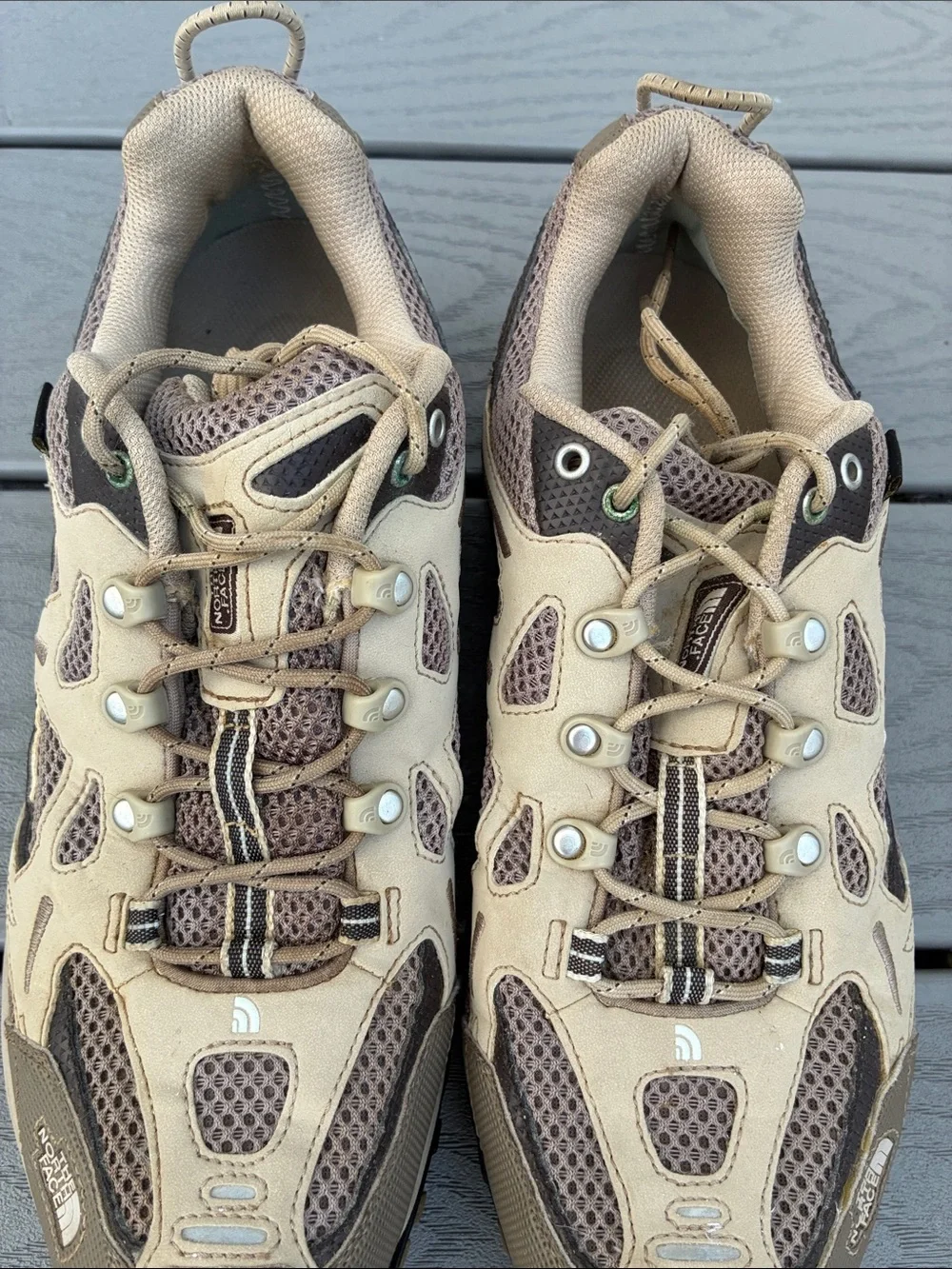 The North Face Women's Single Track II Hiking Shoes Beige/Tan Size 11